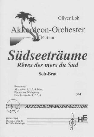 Südseeträume, Oliver Loh, Akkordeon-Orchester, Soft-Beat, Originalkomposition, Originalmusik, leicht+, Akkordeon Noten