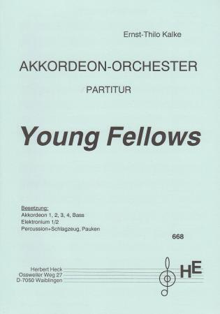 Young Fellows, Ernst-Thilo Kalke, Akkordeon-Orchester, Konzertstück, Originalkomposition, leicht-mittelschwer, Originalmusik, Akkordeon Noten
