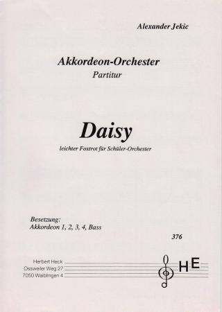 Daisy, Alexander Jekic, Foxtrott, Schüler-Orchester, Akkordeon-Orchester, leicht, Originalmusik, Originalkomposition, Anfänger, Akkordeon Noten