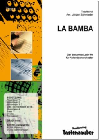 La Bamba, Jürgen Schmieder, Akkordeonorchester, Latin, mittelschwer, Akkordeon Noten