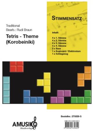 Tetris-Theme, Rudi Braun, Akkordeon-Orchester, leicht, Korobeiniki, russische Volksweise, Gameboy, Accelerando, Filmmusik, Akkordeon Noten