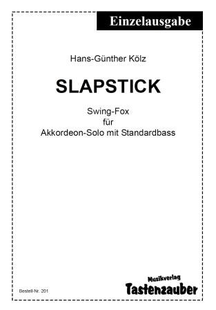 Slapstick, Hans-Günther Kölz, Swing-Fox, Akkordeon-Solo, Einzelausgabe, Standardbass MII, mittelschwer, Akkordeon Noten