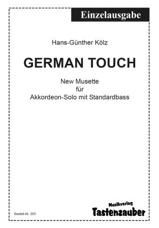 German Touch, Hans-Günther Kölz, New Musette, Akkordeon-Solo, Standardbass MII, Einzelausgabe, mittelschwer-schwer, Akkordeon Noten