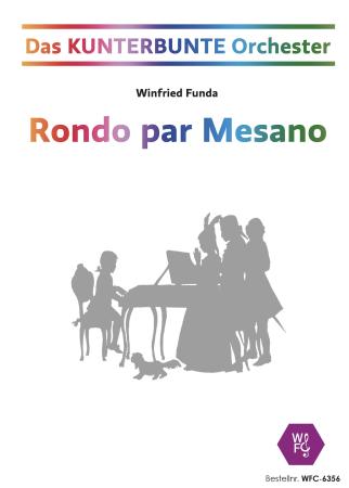 Rondo par Mesano, Winfried Funda, Kunterbuntes Orchester, inkl. Online-Audio, leicht, Noten für Schulorchester, Cover