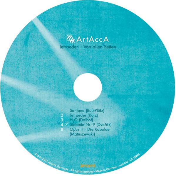 ArtAccA - Tetraeder - Von allen Seiten, Tobias Dalhof, Akkordeonorchester, Auswahlorchester, Originalwerke