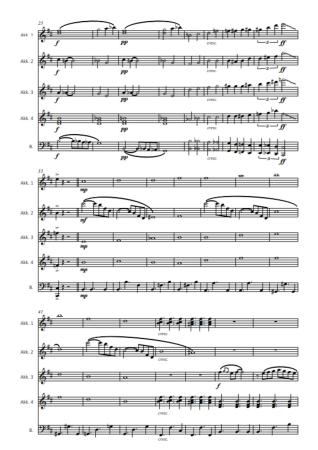 Preview: Tango fiorito | Nils Aebersold Preview: Tango fiorito, Nils Aebersold, Variationen, Akkordeon-Ensemble, Akkordeon-Quintett, Originalkomposition, Originalmusik, mittelschwer bis schwer, Akkordeon Noten, Beispielseite