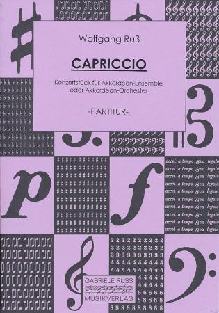 Capriccio, Wolfgang Ruß, Akkordeon-Orchester, Akkordeon-Ensemble, Konzertstück, Suite Humoresque, mittel-schwer, Akkordeon Noten