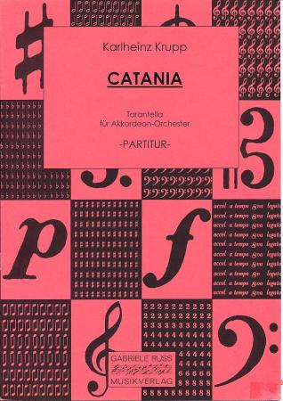 Catania, Karlheinz Krupp, Akkordeon-Orchester, Tarantella, Originalkomposition, leicht-mittelschwer, Akkordeon Noten
