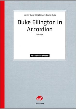 Duke Ellington in Accordion, Bruno Ruch, Akkordeon-Orchester, Jazz, mittelschwer, Akkordeon Noten, Cover