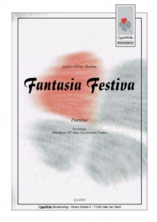 Fantasia Festiva, Marc-Oliver Brehm, Originalkomposition, Akkordeonorchester, mittelschwer, Kirche, Kirchenkonzert, Jahreskonzert, Akkordeon Noten