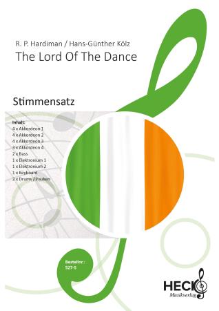 The Lord of the Dance, Hans-Günther Kölz, Ronan, Padraig Hardiman, Akkordeonorchester, irische Folklore, Cry of the Celts, mittelschwer+, Oberstufe, Wertungsstück, Wettbewerbsliteratur, Wettbewerbsnoten, flinke Finger, Irland, Akkordeon Noten