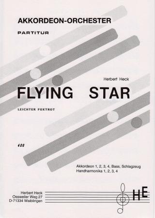 Flying Star, Herbert Heck, Foxtrott, Akkordeon-Orchester, leicht, Originalmusik, Akkordeon Noten, Originalkomposition
