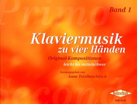 Klaviermusik zu vier Händen 1, Anne Terzibaschitsch, Klavier vierhändig, Spielheft, Originalkompositionen, leicht-mittelschwer, Klavierunterricht, musizieren zu zweit, Klavier Noten