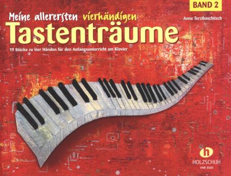 Meine allerersten vierhändigen Tastenträume 2, Anne Terzibaschitsch, Klavier vierhändig, Spielheft, leicht, Anfänger, Klavierunterricht, musizieren zu zweit, Klavier Noten