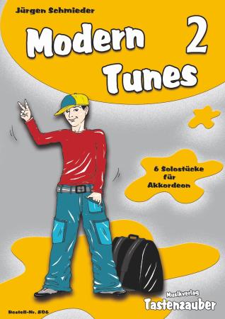 Modern Tunes Band 2, Jürgen Schmieder, Akkordeon Solo, Standardbass MII, ​mittelschwer, Originalliteratur, Akkordeon Noten, Rock und Pop