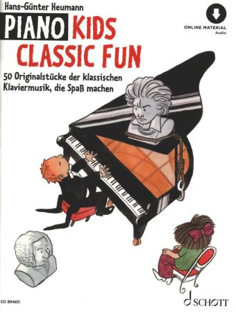 Piano Kids Classic Fun, Hans-Günter Heumann, Klavier-Solo, Piano-Solo, Spielheft, Soloband, 50 klassische Klavierstücke, mittelschwer, Klavier Noten, Cover
