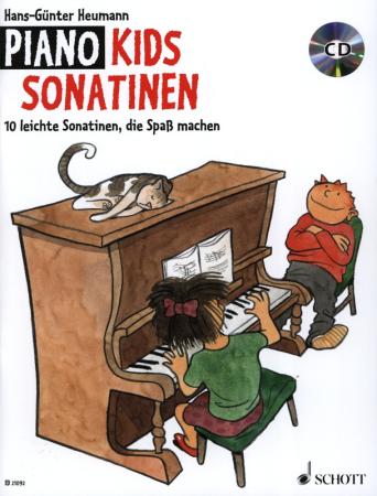 Piano Kids Sonatinen, Hans-Günter Heumann, Klavier-Solo, Piano-Solo, Spielheft, Soloband, Vorspielstücke, leicht, Klavier Noten, Cover