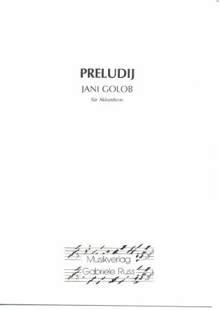 Preludij, Jani Golob, Akkordeon-Solo, ​Melodiebass MIII, Spielstück, mittelschwer, Akkordeon Noten