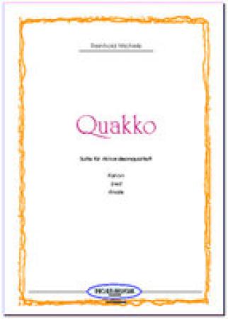 Quakko, Reinhold Michelis, Akkordeon-Quartett, Suite in 3 Sätzen, dreisätzig, Wiener Klassik, Konzertstück, Wettbewerbsstück, Wertungsspiele, Originalkomposition, mittelschwer, Akkordeon Noten, Originalmusik, Cover