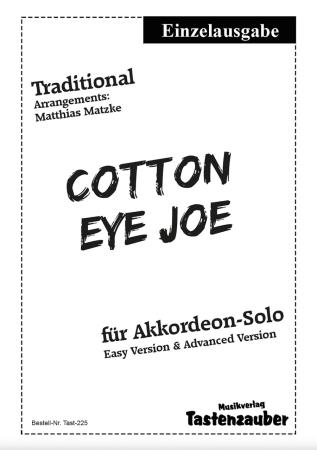 Cotton Eye Joe | Einzelausgabe für Akkordeon-Solo