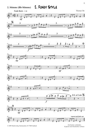 Modern Piano Styles - Band 3, Thomas Ott, Klavier Solo, Klaviernoten, mittelschwer-schwer, 2. Stimme in C und Bb