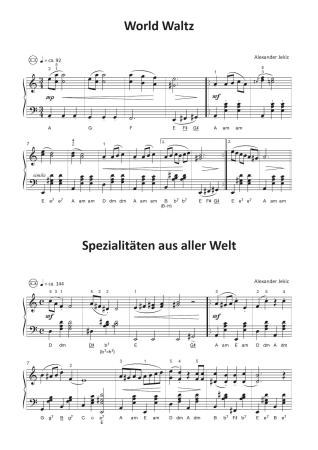 Preview: Einfach schöne Weltmusik | Alexander Jekic Preview: Einfach schöne Weltmusik, Alexander Jekic, Akkordeon-Solo, Standardbass MII, Spielheft, Soloband, Vorspiel, Konzert, Akkordeonunterricht, World Music, leicht, Anfänger, Wiedereinsteiger,inkl. Online-Audio, Akkordeon Noten, Blick in die Noten
