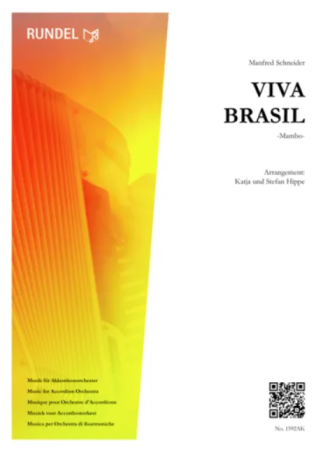 Viva Brasil, Manfred Schneider, Stefan Hippe, Katja Hippe, Akkordeonorchester, Mambo, Latin, Konzertstück, mittelschwer, Akkordeon Noten, Cover
