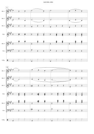 Preview: Que Sera, Sera (Whatever Will Be, Will Be) Preview: Que Sera, Sera (Whatever Will Be, Will Be), Ray Evans, Jay Livingston, Doris Day, Michael van Boxel, Akkordeon-Orchester, für kleine Besetzung geeignet, Tophit, Megahit, Filmmusik, Popsong, Partysong, leicht-mittelschwer, Akkordeon Noten, Unterhaltungsmus