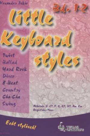 Little Keyboardstyles Band 1-2, Alexander Jekic, Keyboard-Solo, Spielheft, Soloband, erweiterter Tonraum, verschiedene Styles, sehr leicht-leicht, Anfänger, Keyboardunterricht, Keyboard Noten, Keyboard spielen lernen