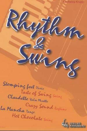 Rhythm & Swing, Karlheinz Krupp, Akkordeon-Solo, Standardbass MII, Spielheft, Soloband, leicht-mittelschwer, Swing, Dixie, Valse Musette, Tango, Ragtime, Akkordeon Noten