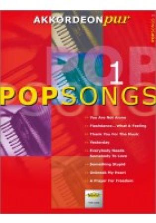 Pop Songs 1, Hans-Günther Kölz, Akkordeon-Solo, Standardbass MII, Spielheft, Soloband, ​Popsongs, Welthits, mittelschwer, Akkordeon pur, Akkordeon Noten