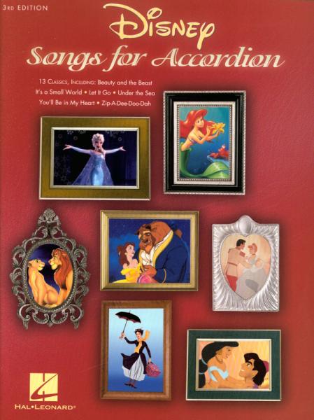 Disney Songs for Accordion, Akkordeon-Solo, Standardbass MII, Spielheft, Soloband, Filmmusik, Soundtrack, Walt Disney, leicht-mittel, Akkordeon Noten