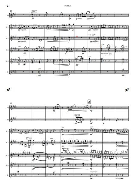 Eine Ballett-Suite in D-Dur, op. 130 - Satz 6: Finale, Max Reger, Stefan Hippe, Akkordeon-Orchester, Suite, (mittelschwer-) schwer, Spätromantik, Akkordeon Noten, Probeseite