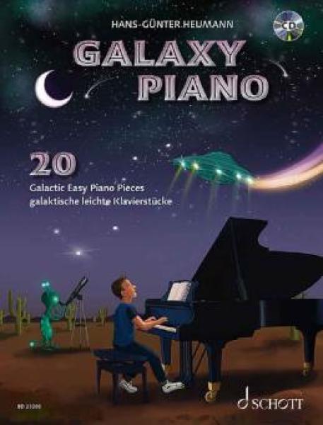 Galaxy Piano, Hans-Günter Heumann, Klavier-Solo, Piano-Solo, Spielheft, Soloband, 20 galaktische leichte Klavierstücke, leicht, Klavier Noten, Originalkompositionen, Cover