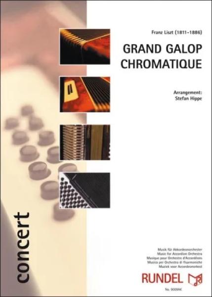 Grand Galop Chromatique, Franz Liszt, Stefan Hippe, Akkordeonorchester, Bravourstück, Galopp, Konzertstück, schwer, anspruchsvoll, Akkordeon Noten, Cover