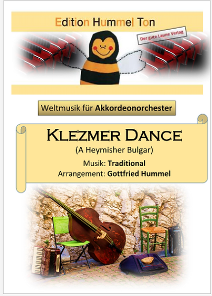 Klezmer Dance, Gottfried Hummel, Akkordeonorchester, leicht, Easy-Stimme, Akkordeon Noten, Cover