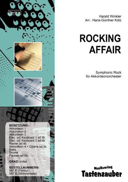 Rocking Affair, Harald Winkler, Hans-Günther Kölz, Akkordeonorchester, mittelschwer, Symphonic Rock, Titelsong, Akkordeon Noten