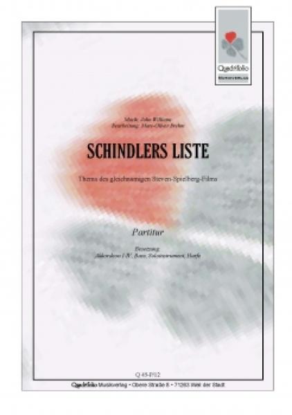 Schindlers Liste, John Williams, Marc-Oliver Brehm, Akkordeon-Orchester, Filmmusik, Soundtrack, Musik zum Film, ​mittelschwer, Oscar, Akkordeon Noten