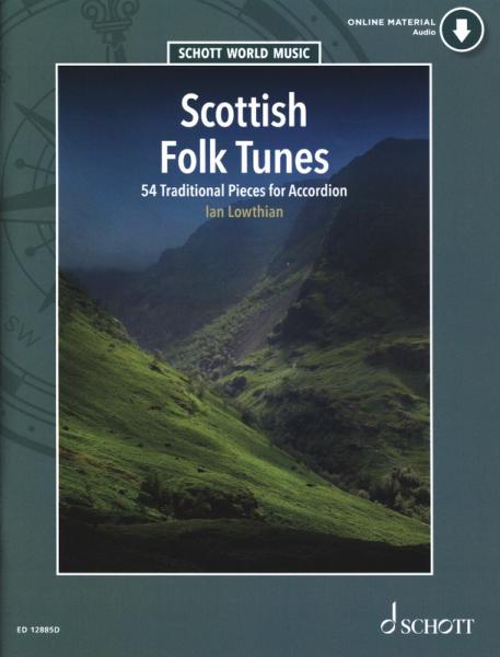 Scottish Folk Tunes, Ian Lowthian, Akkordeon-Solo, Standardbass MII, Spielheft, Soloband, Volksmusik, Folk Music, Schottland, leicht-mittelschwer, Jig, Reel, Strathspey, Slow Air, Walzer, Marsch, Polka, Akkordeon Noten
