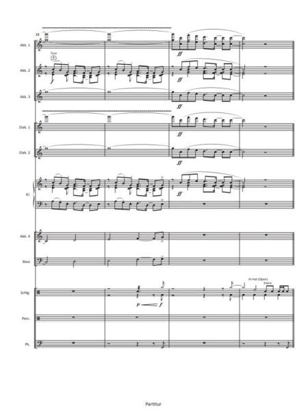Spirit, Hans-Günther Kölz, Akkordeonorchester, mittelschwer, Akkordeon Noten, Originalkomposition, Originalmusik