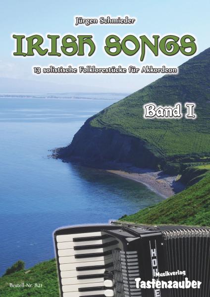 Irish Songs 1, Jürgen Schmieder, Akkordeon Solo, Standardbass MII, ​Soloband, Spielheft, mittelschwer, Irland, Jugendwettbewerbe, Akkordeon Noten