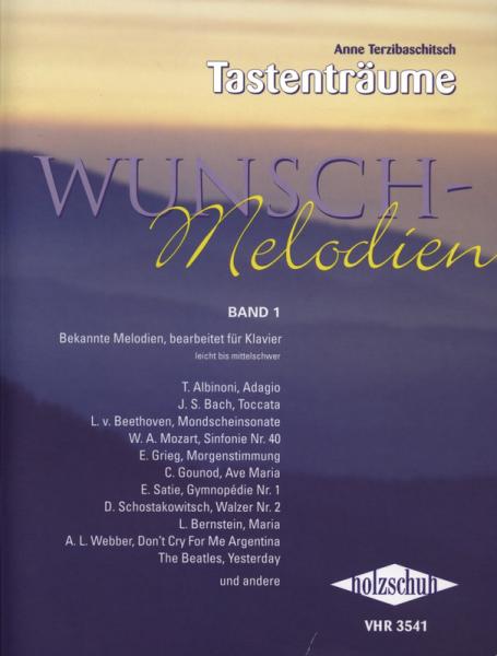 Wunschmelodien 1, Anne Terzibaschitsch, Klavier, Spielheft, Soloband, bekannte Werke, leicht-mittelschwer, Klavier Noten
