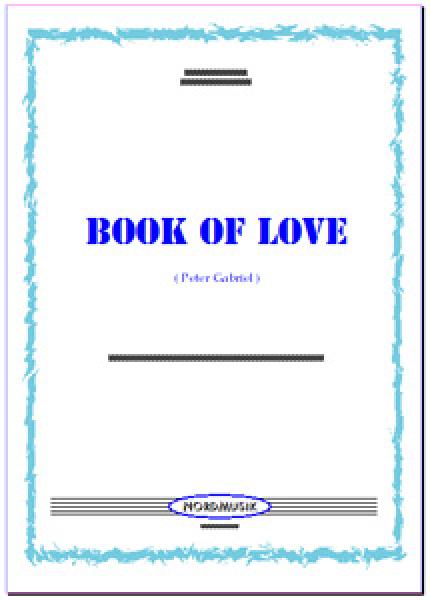 Book of Love, Stephin Merritt, Reinhold Michelis, Akkordeon-Orchester, Ballade, Filmmusik, Soundtrack, Shall We Dance, Peter Gabriel, leicht, Akkordeon Noten