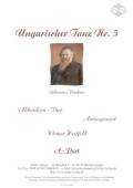 Ungarischer Tanz Nr. 5, Johannes Brahms, Werner Heetfeld, Spielstück, Akkordeon-Duo, Standardbass MII, mittelschwer, Akkordeon Noten