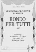 Rondo per Tutti, Ernst-Thilo Kalke, Akkordeonorchester, Konzertstück, mittelschwer, Originalkomposition, Originalmusik, Akkordeon Noten