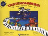 Tastenzauberei – Sing- und Spielheft Band 1, Aniko Drabon, Sven Voolstra, Klavier, mit Begleit-CD, Einstieg ins Klavierspiel, Kinderlieder, sehr leicht, Klavier Noten