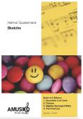 Sketche, Helmut Quakernack, Akkordeon-Orchester, Akkordeon-Ensemble, Suite in vier Sätzen, schwer, Akkordeon Noten, Cover