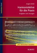 Harmonielehre für die Praxis mit elementarer Satzlehre, Aufgaben und Lösungen, Jürgen Ulrich, Fachbuch, Musiktheorie, Tonsatzlehre, Grundlagenwissen, praxisorientiert, Cover