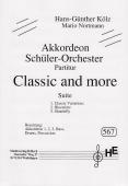 Classic and more, Mario Nortmann, Hans-Günther Kölz, Suite in 3 Sätzen, Akkordeonorchester, leicht-mittelschwer, Originalkomposition, Originalmusik, Akkordeon Noten