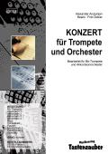 Konzert für Trompete und Orchester, Alexander Arutjunjan, Fritz Dobler, Akkordeonorchester, Solotrompete, Trompetenkonzert, schwer, Höchststufe, Akkordeon Noten
